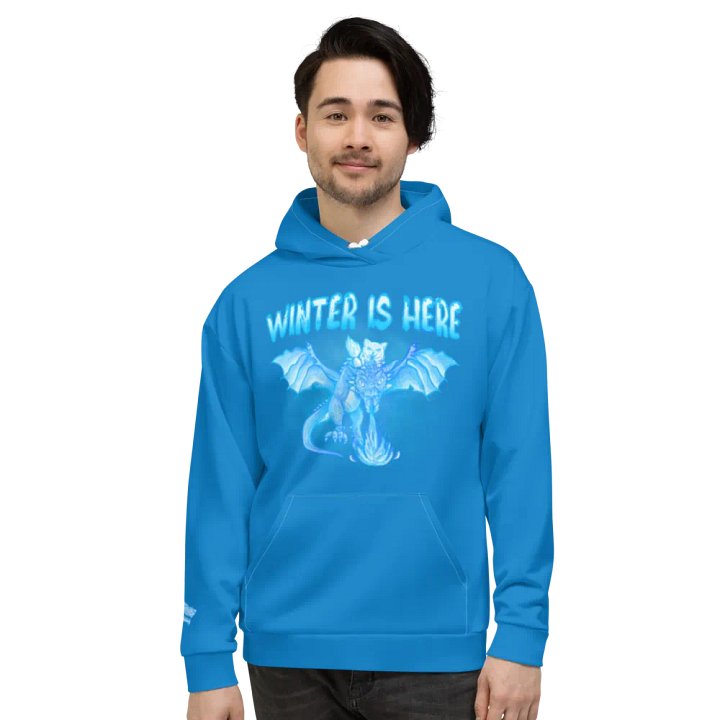 Blue Winter is Here Hoodie - Front product image (1)