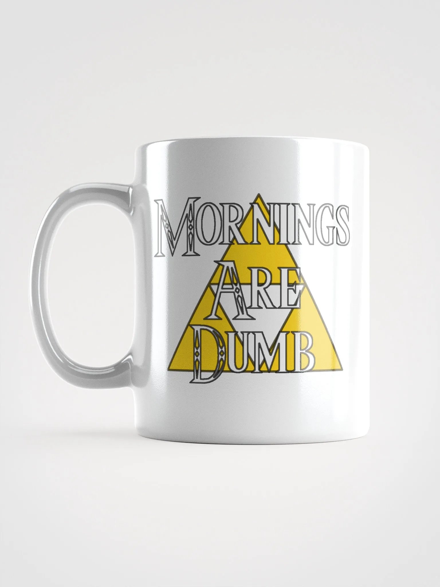 Triforce Dumb/Logo Mug White product image (1)
