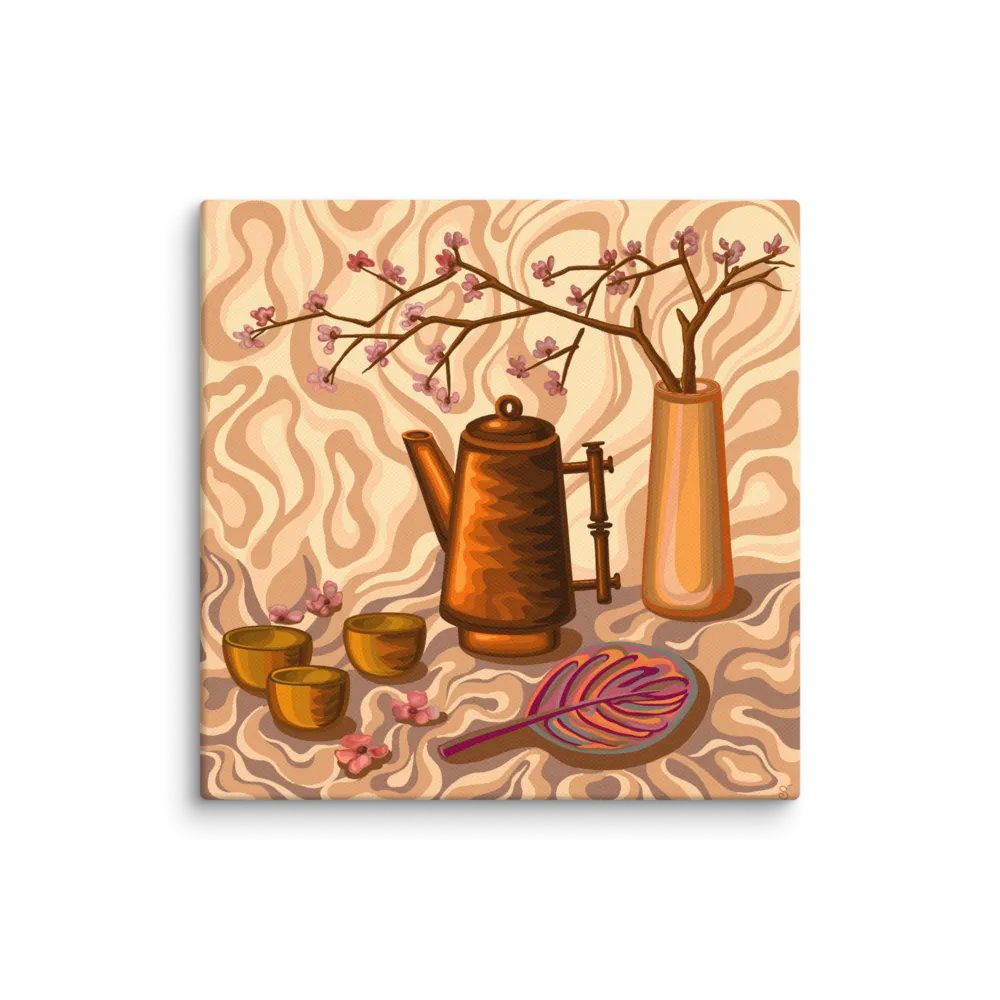 Blossom Brew Canvas Art - Coffee Shop No. 4 product image (1)