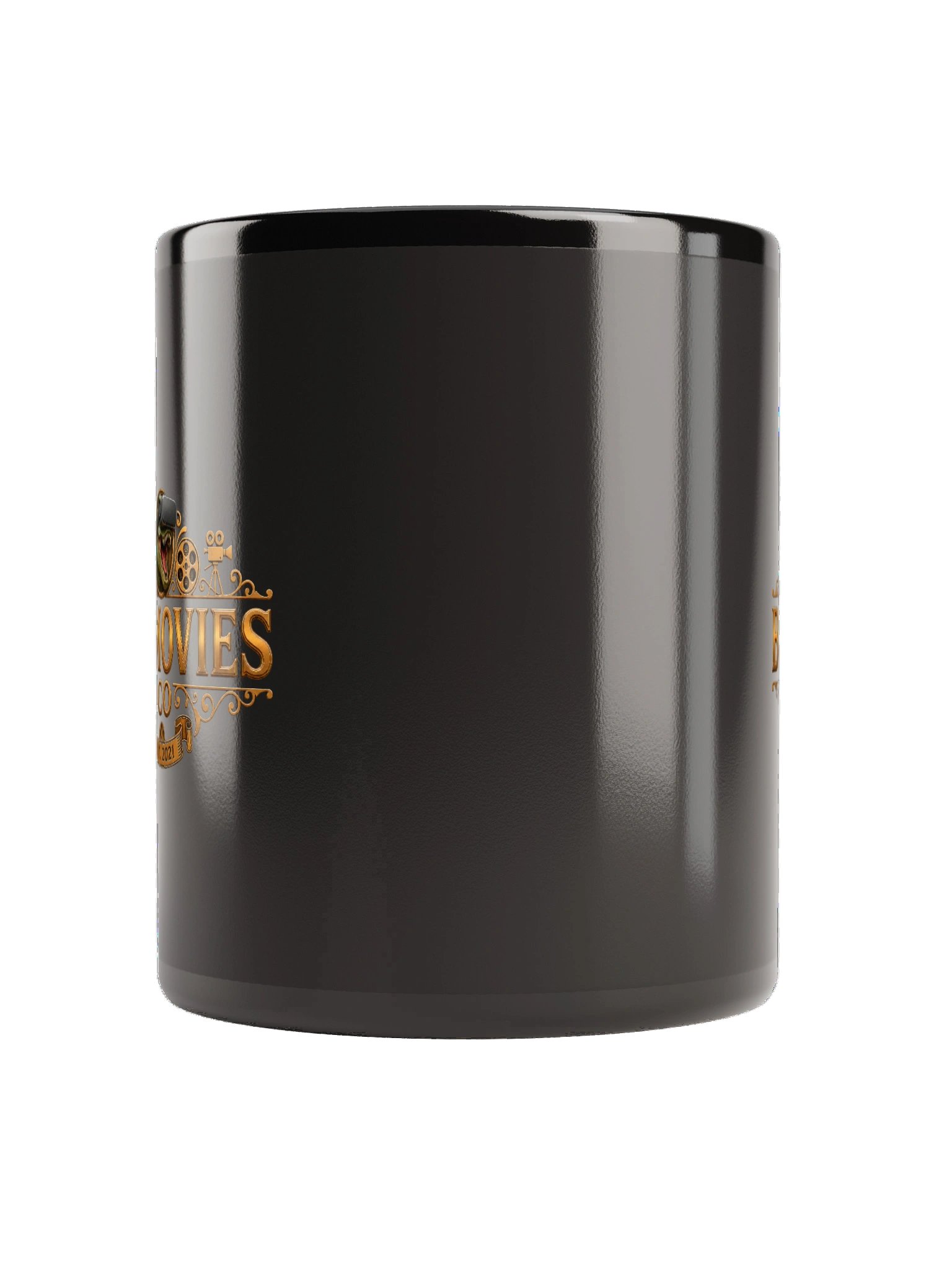 BadMovies.co Ornate Logo Black Mug product image (4)