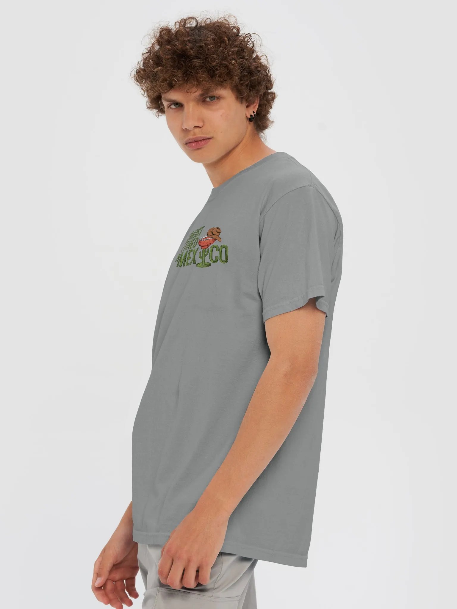 Grey T-Shirt: Almost Retired in Mexico product image (6)