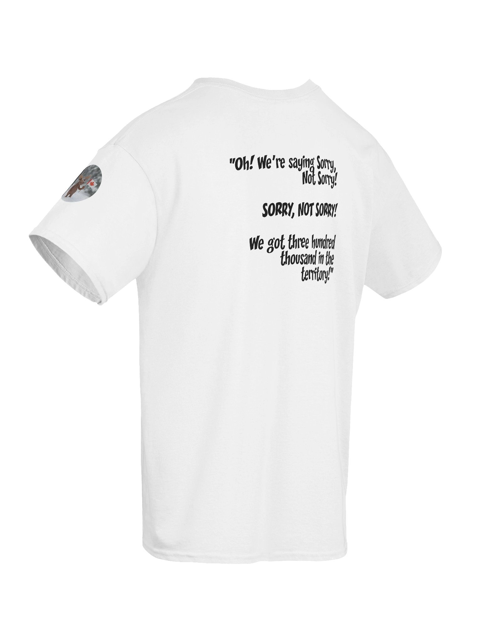 Polite Mode: Off | Command Center Heavyweight Tee (White) product image (10)