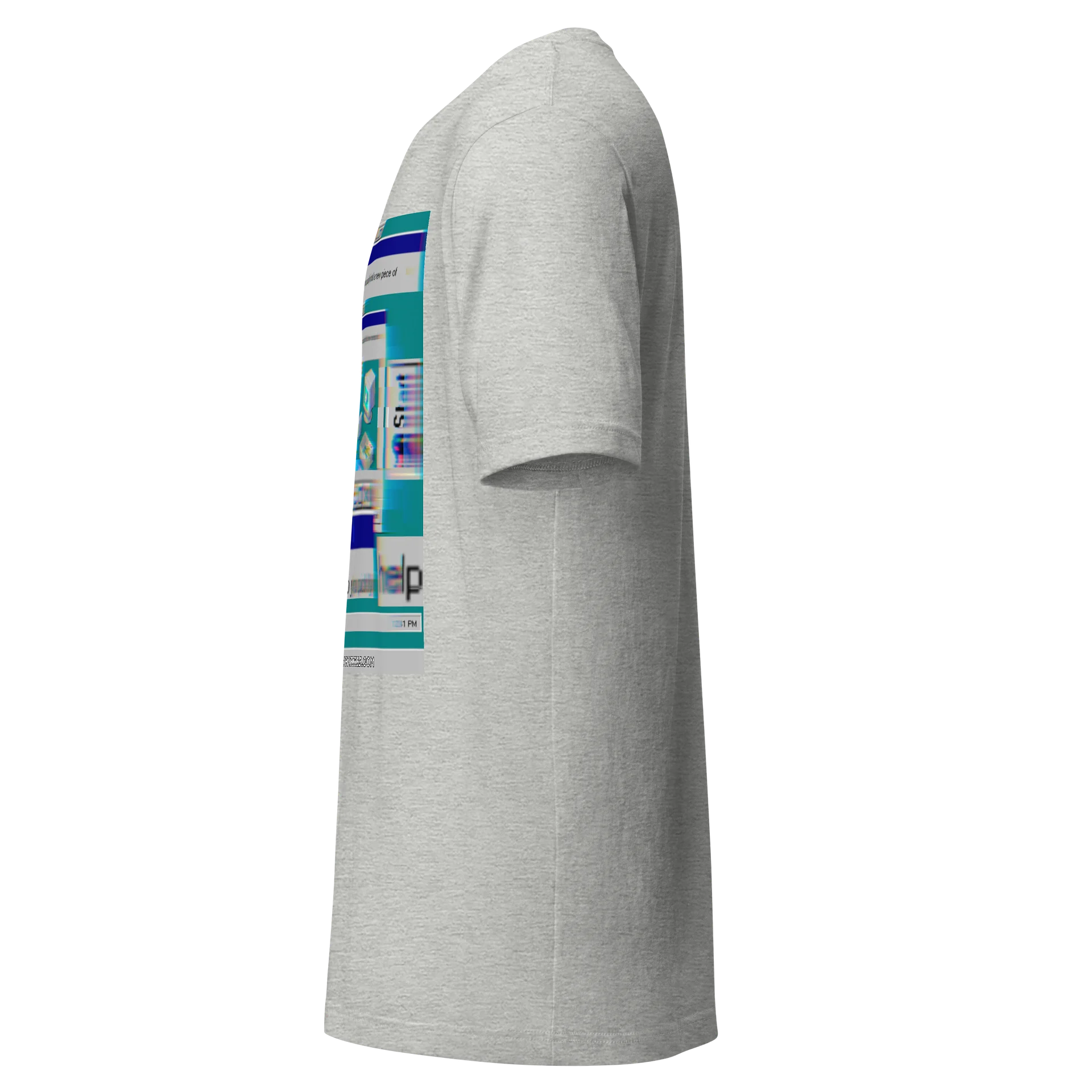 “the wizard will help” glitch graphic tee product image (2)