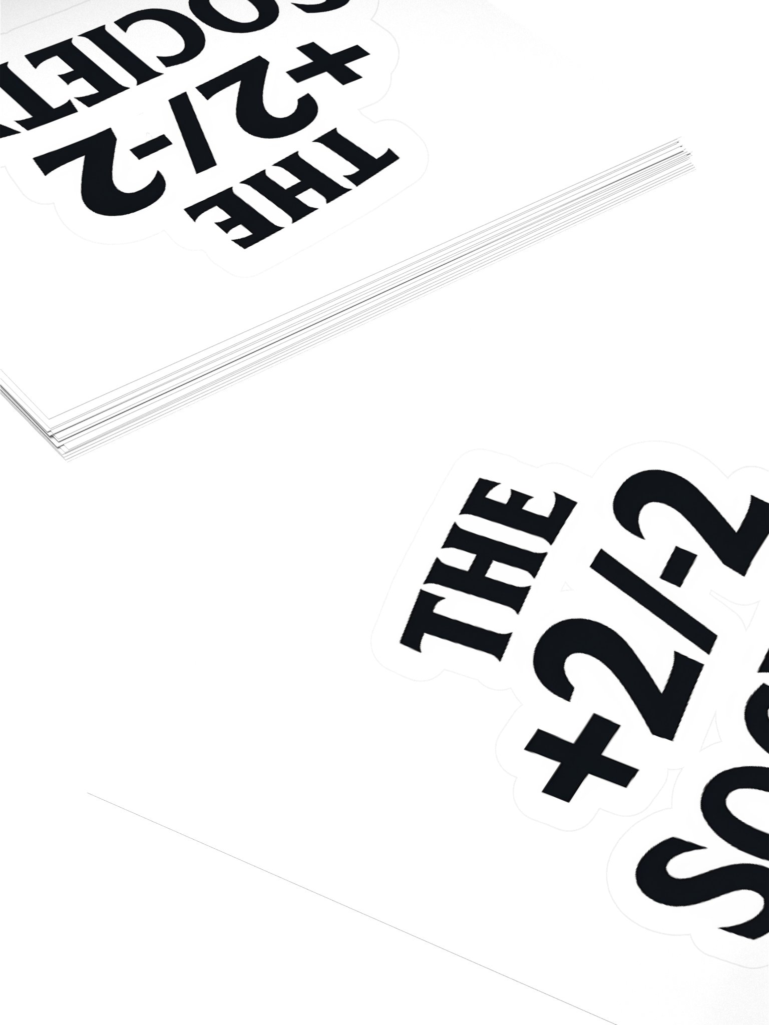The ±2 Society Logo Sticker product image (4)