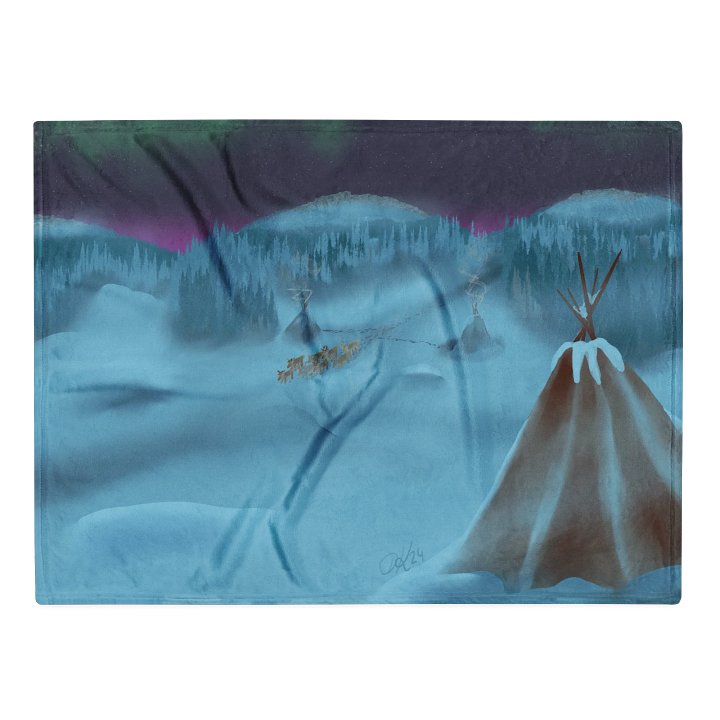 Aurora Adventure Throw Blanket product image (1)