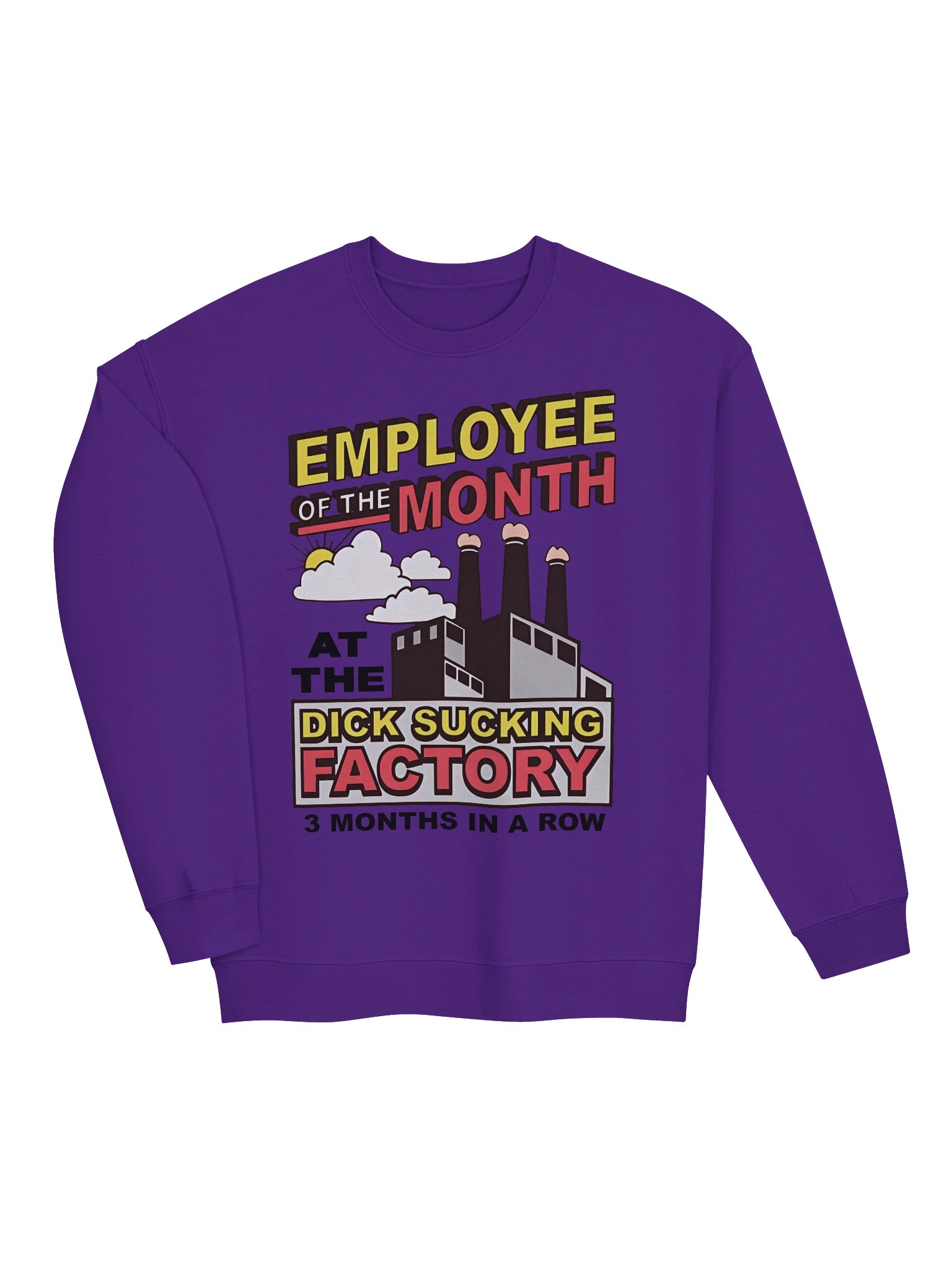 Employee Of The Month At The Dick Sucking Factory Sweatshirt product image (3)