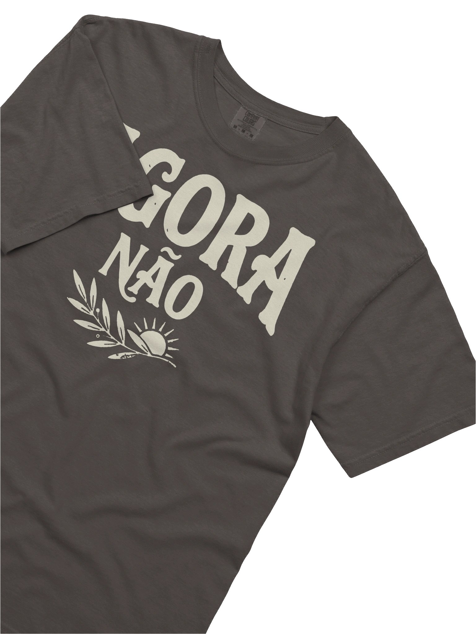 Agora Não Olive Branch Portuguese mens Shirt product image (29)