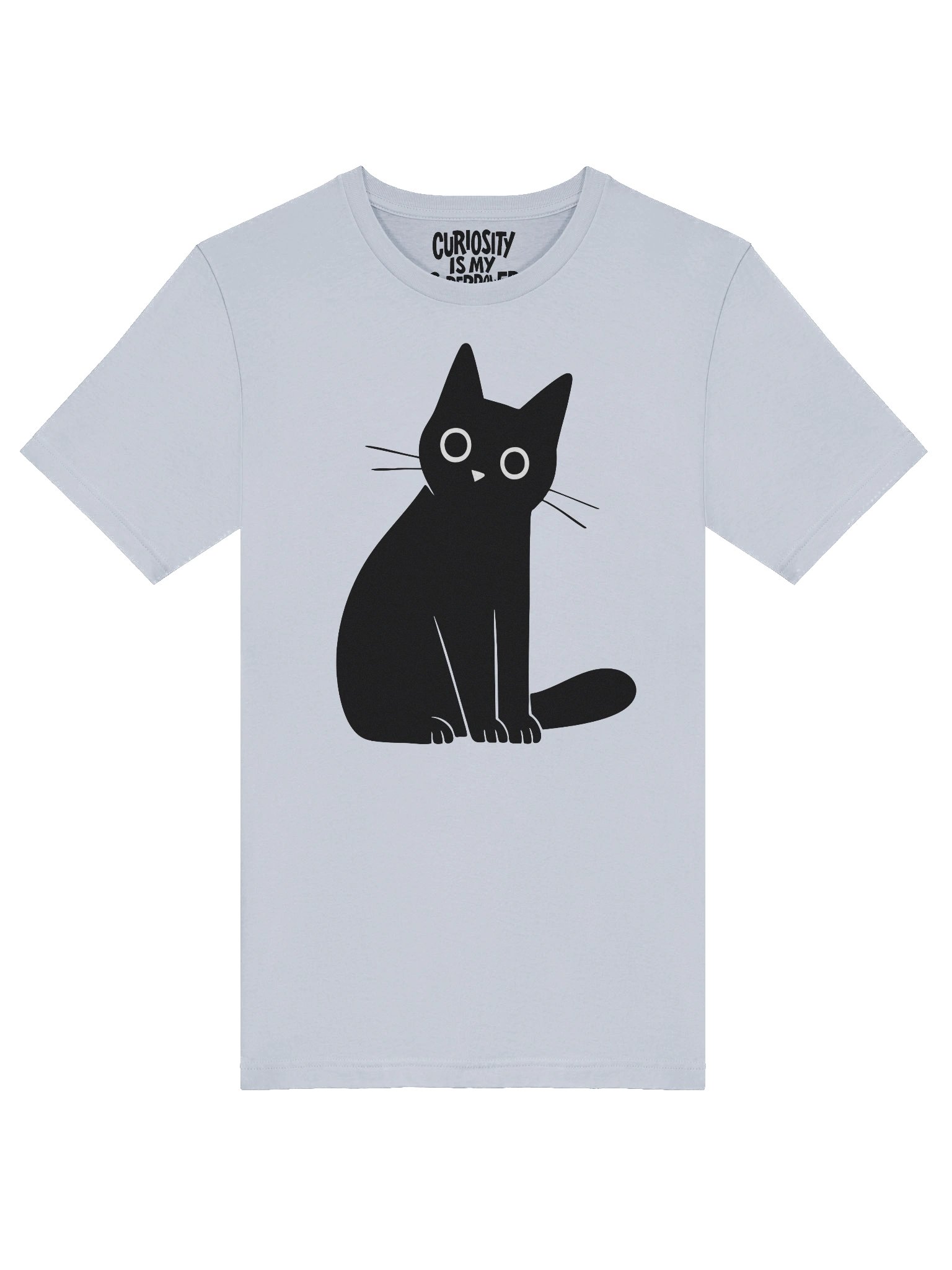 Curious Black Cat T-Shirt product image (3)
