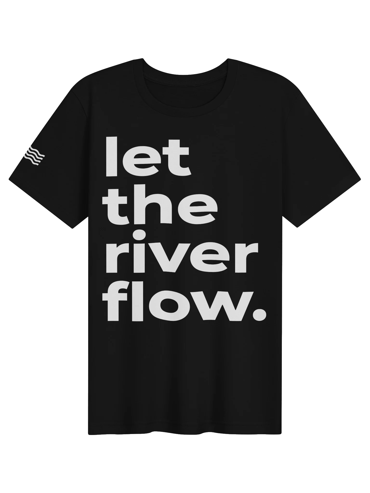 Let The River Flow Tee - Bold Dark product image (1)