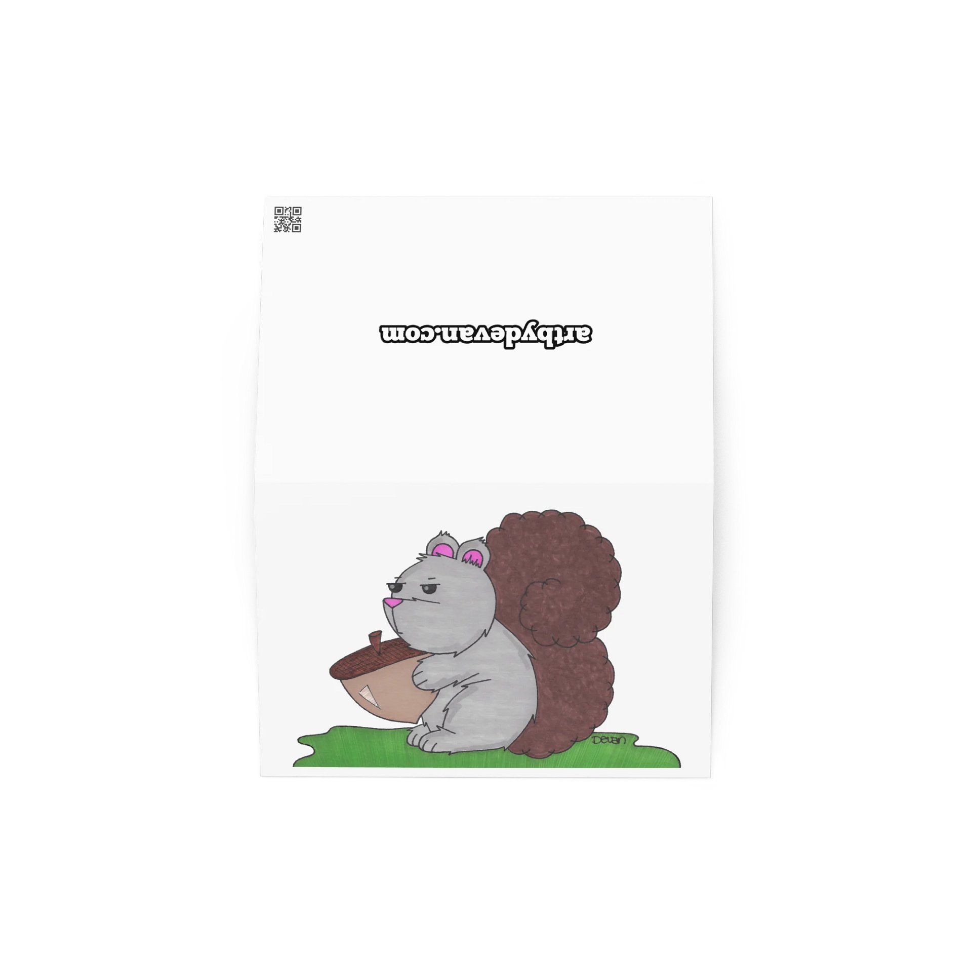 Motivational Animal Card: Squirrel product image (2)