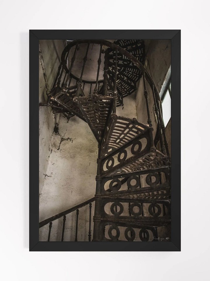 Print Fine Art - Forgotten Spiral Staircase - Abandoned Religious Institute product image (1)