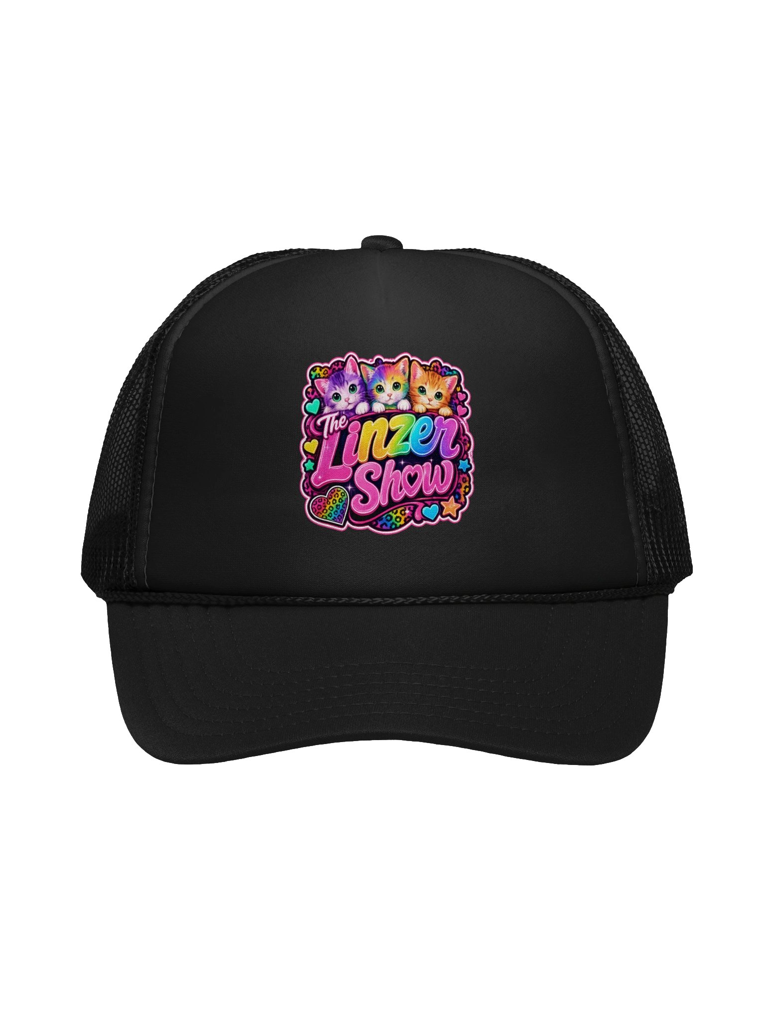 The Linzer Show Neon Kitty Trucker Hat product image (2)