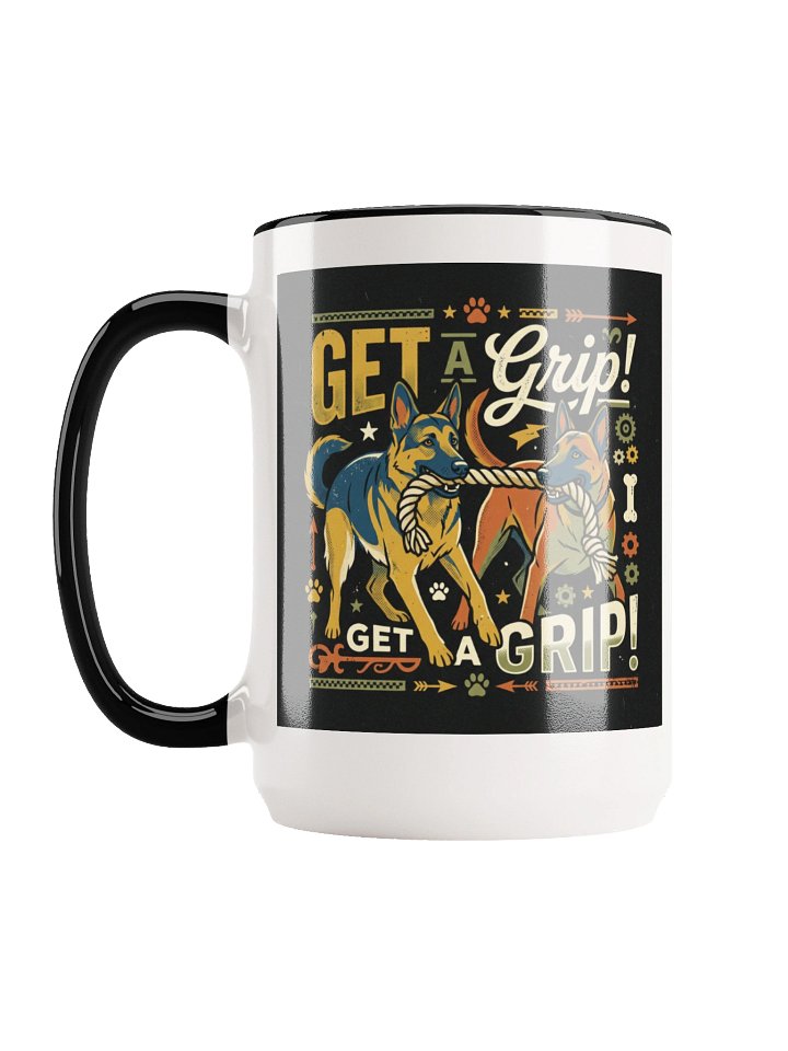 Get a Grip / Retro Two Toned Coffee Mug product image (2)