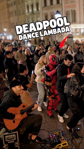 DEADPOOL Join the LAMBADA Conga Line!🔥

#Lambada #imadfares #latino #dance #guitar