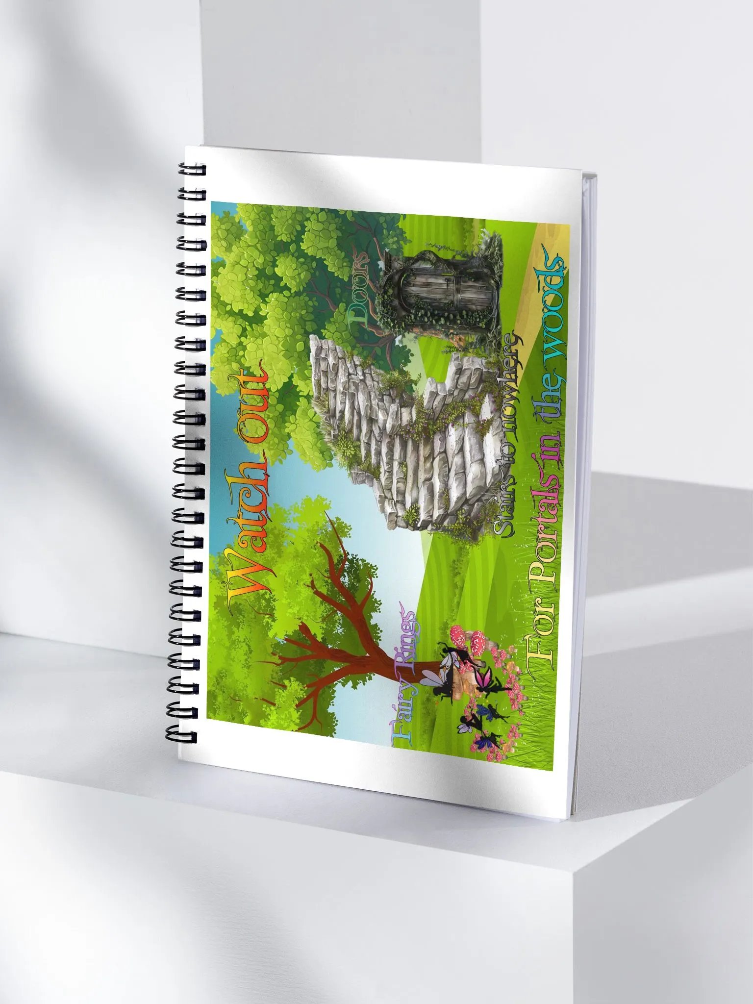 Moonlight Dance Spiral Notebook product image (4)