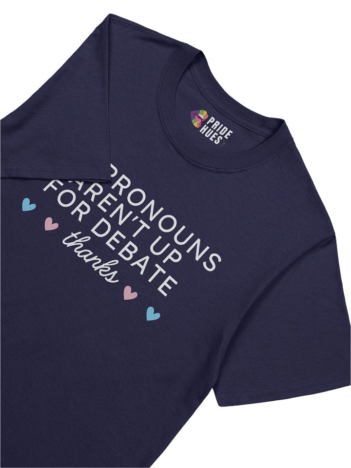My Pronouns Aren't Up For Debate T-shirt product image (6)