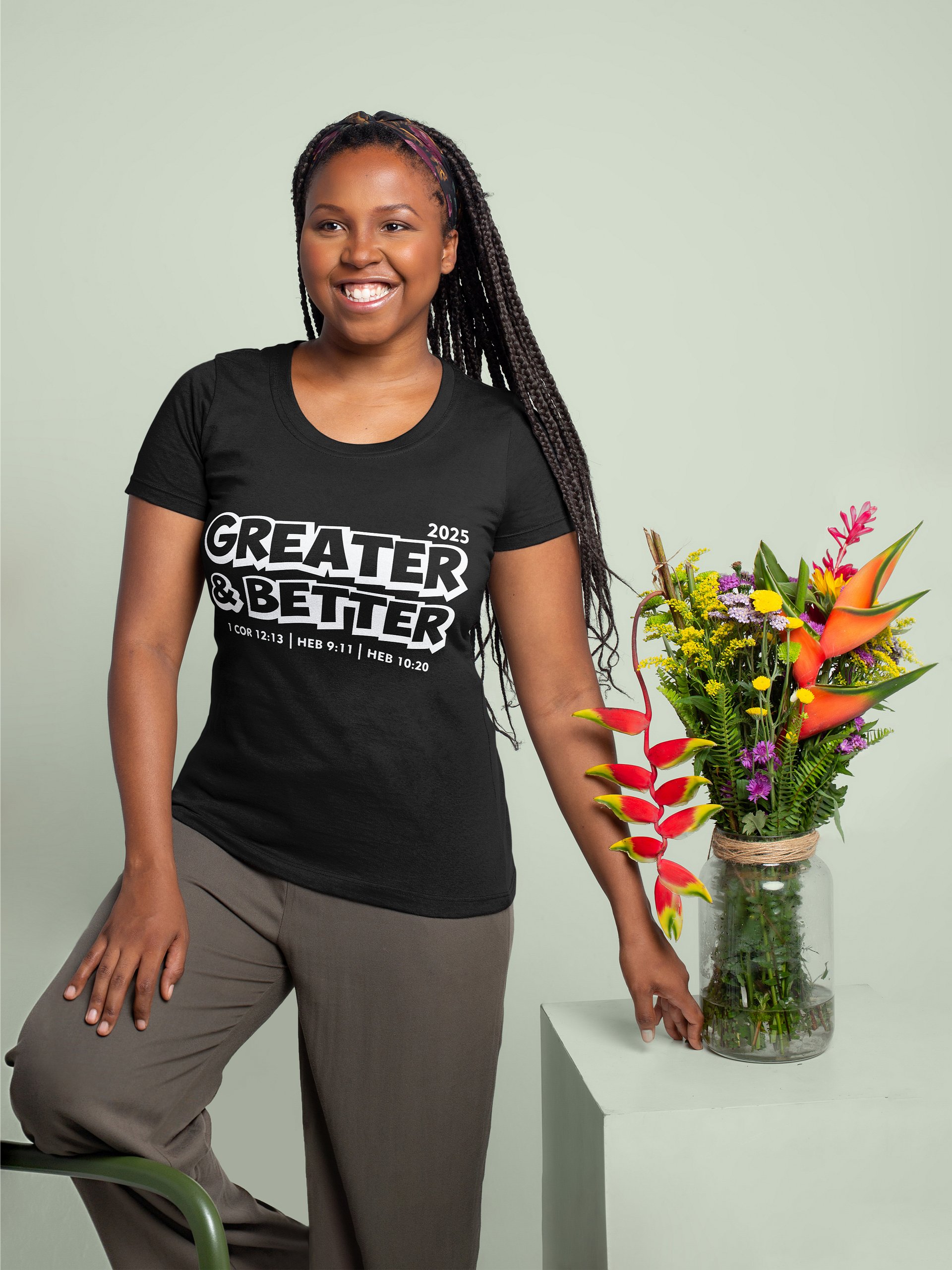 Greater & Better 2025 Black T-shirt product image (4)