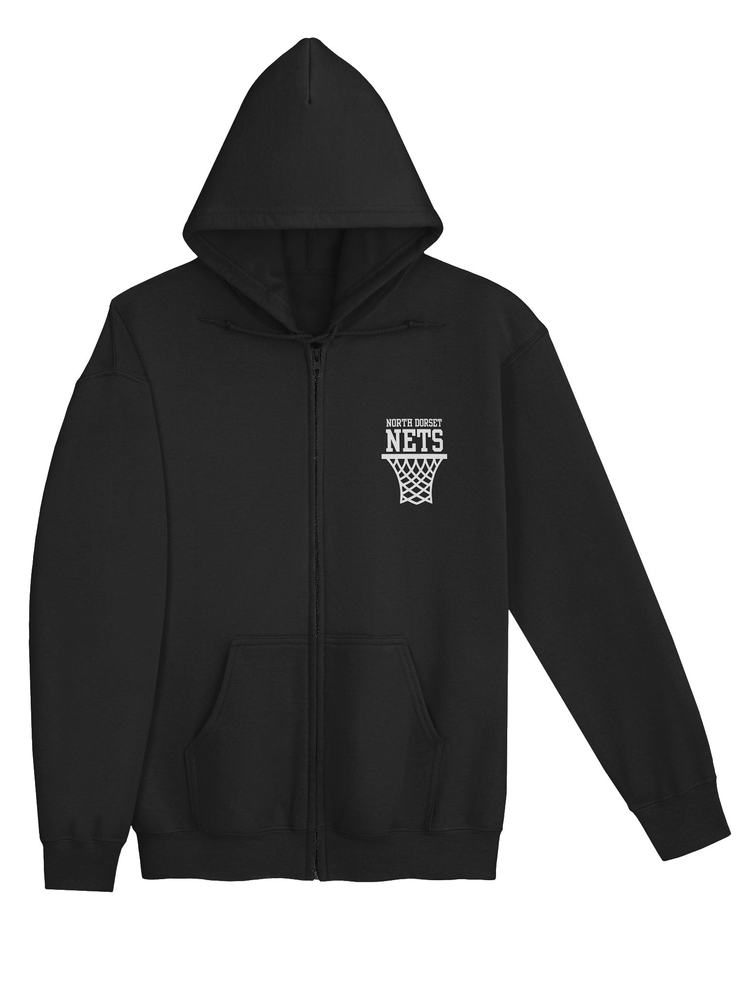 North Dorset Nets Basketball Zip Hoodie product image (3)