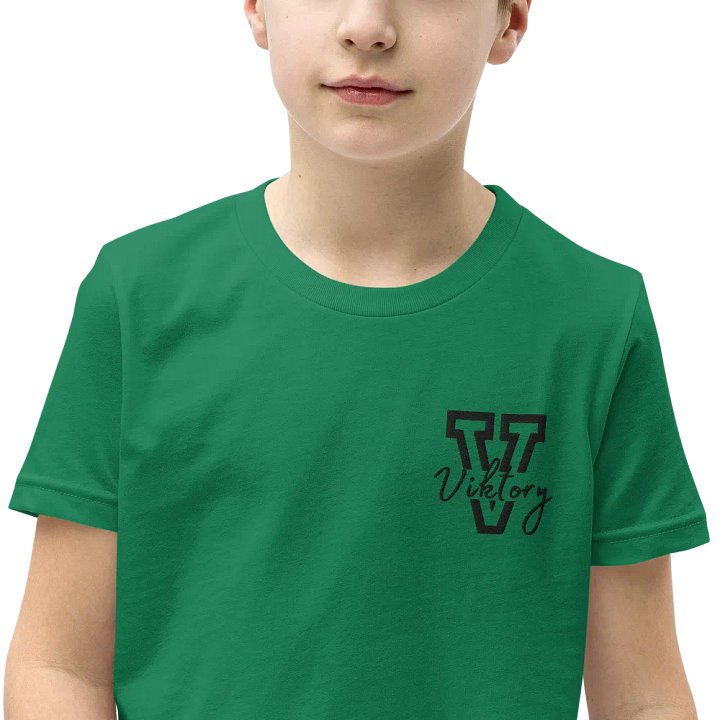 Kids Shirt Green (black logo) product image (1)