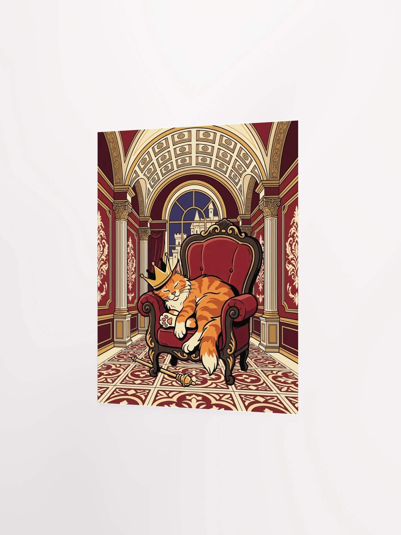 Sleeping Queen Maine Coon Poster product image (26)