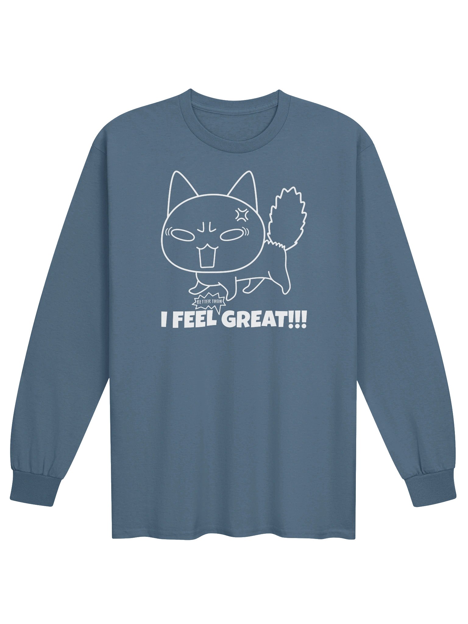 Ironic Emotional Expression - Unisex Adult Long Sleeve T-shirt product image (1)