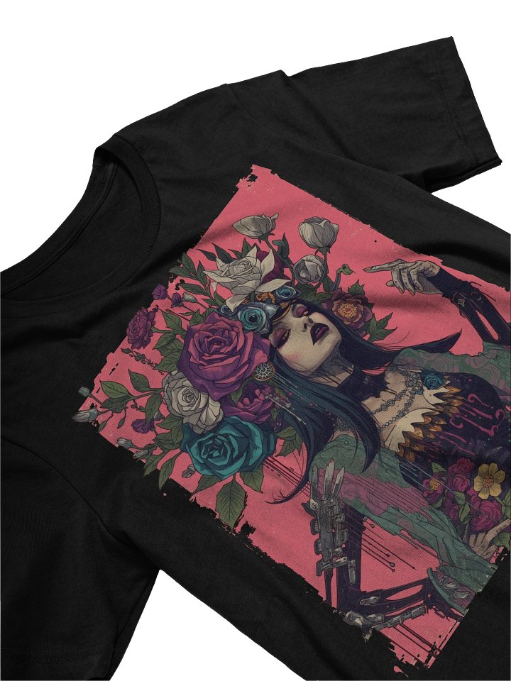 Cyber Rose Headdress Supersoft Tee product image (2)