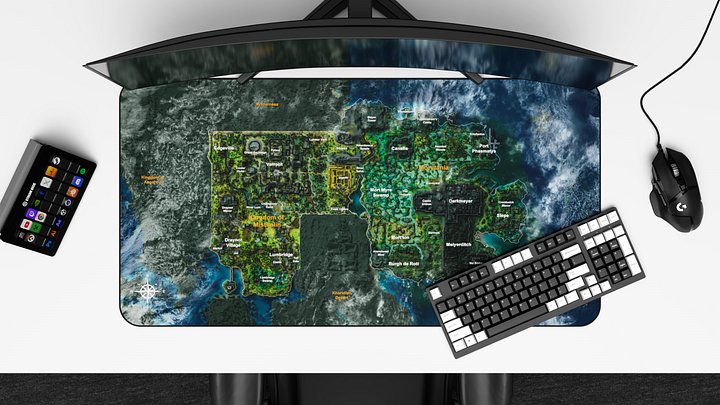 Detailed Misthalin & Morytania Desk Mat product image (2)