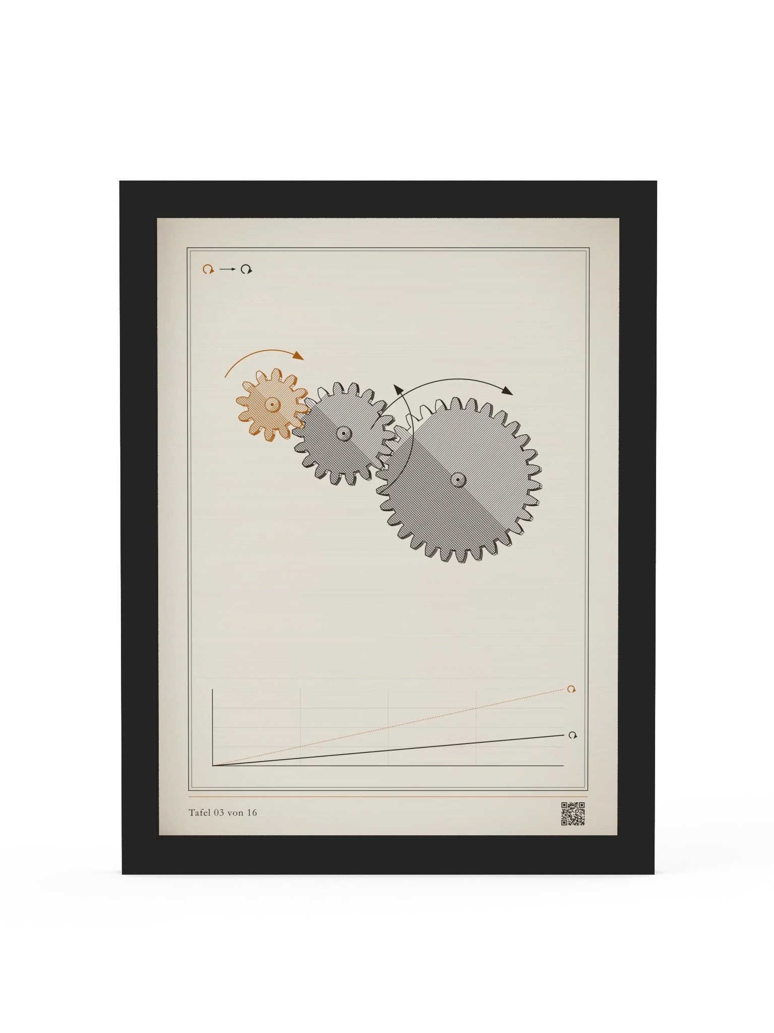 MOTION 03 · Zahnradgetriebe · gerahmt product image (1)
