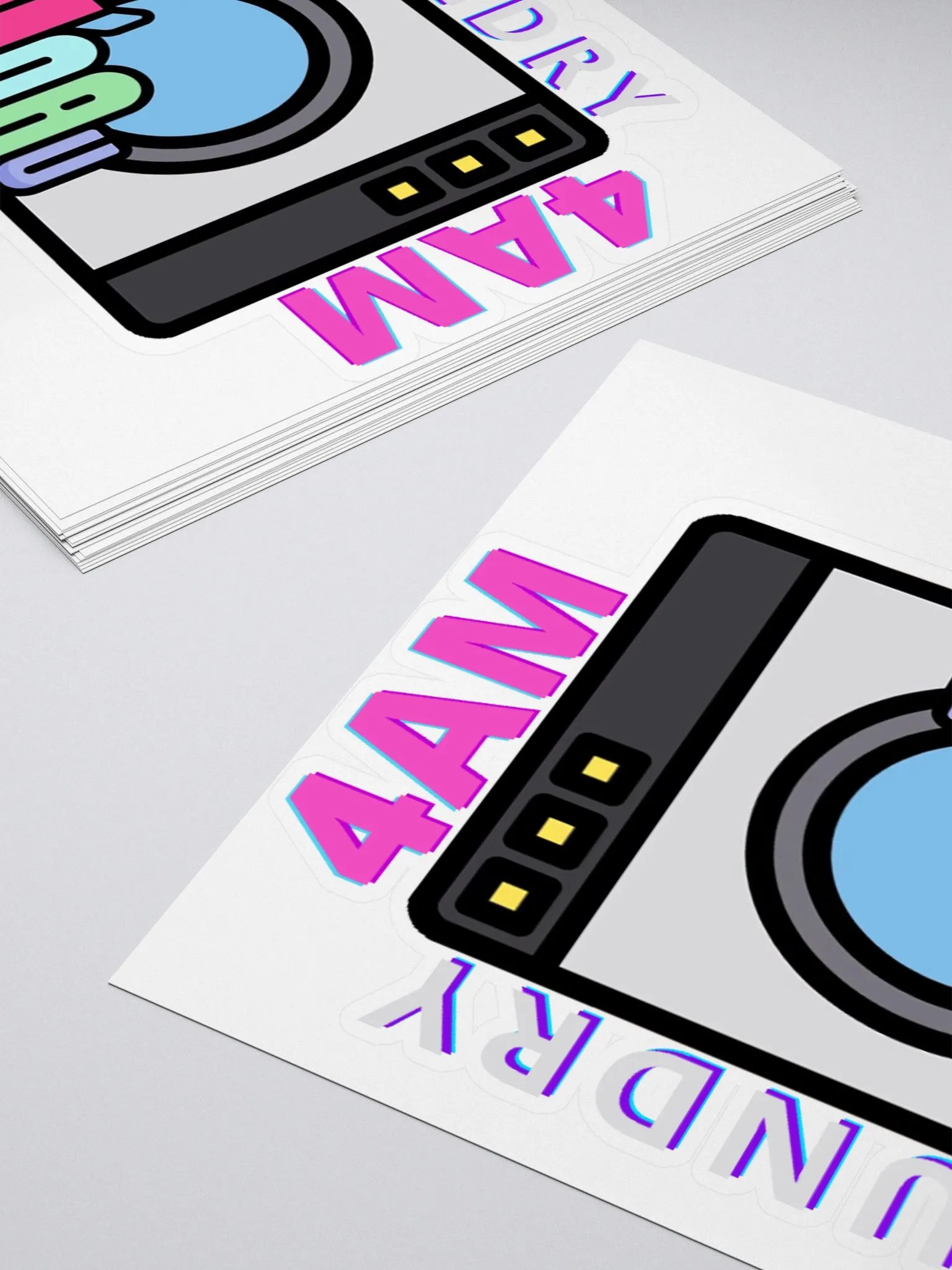 Laundry Logo Sticker (3