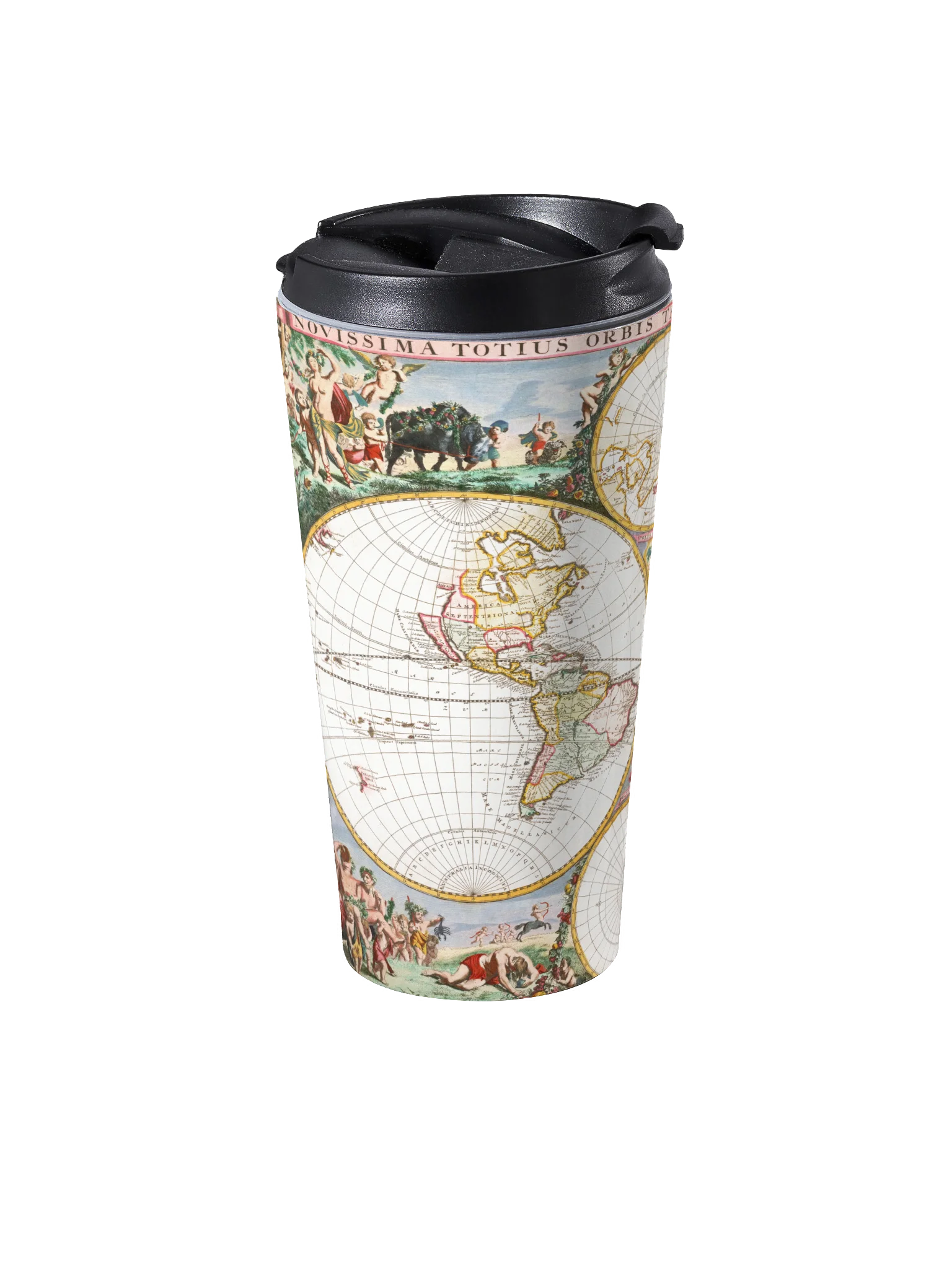 Vintage World Map Travel Mug product image (2)