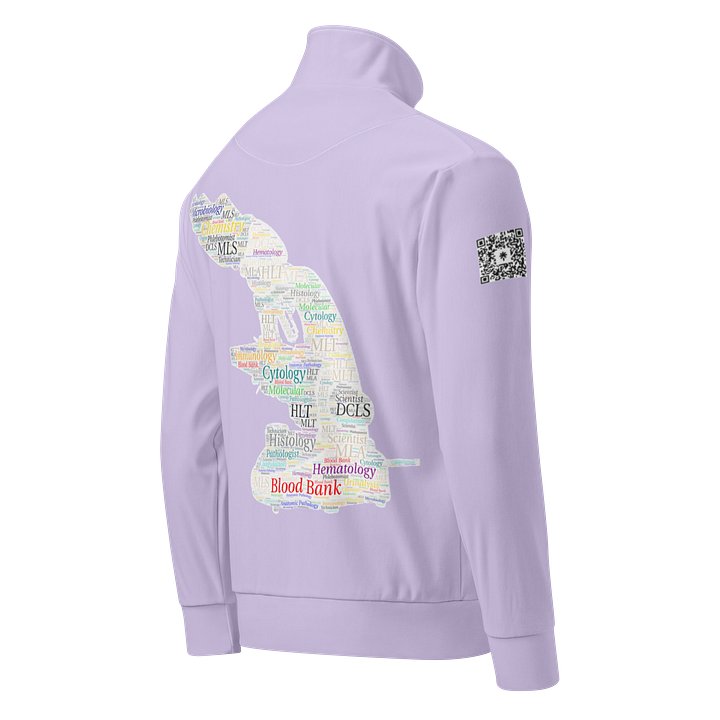 Medical Lab Crew Jacket Light Purple product image (2)