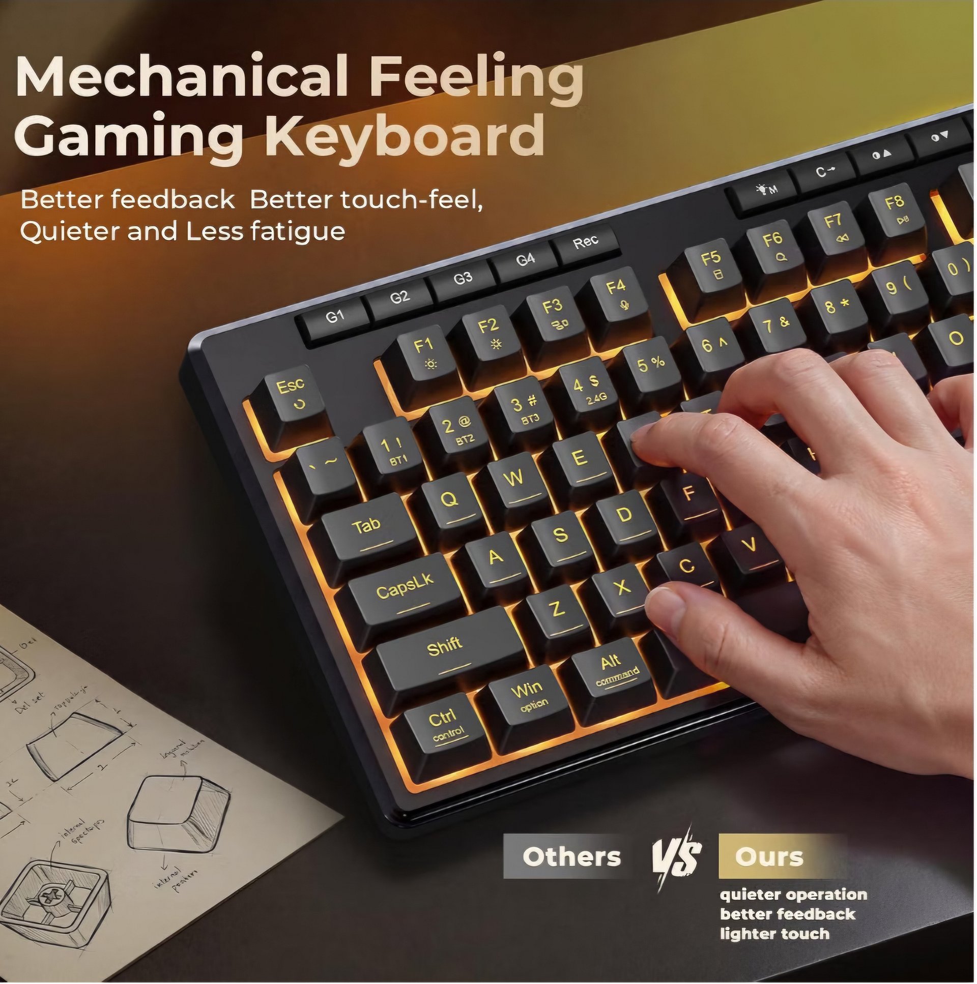 Redragon S156 Wireless Keyboard and Mouse product image (7)