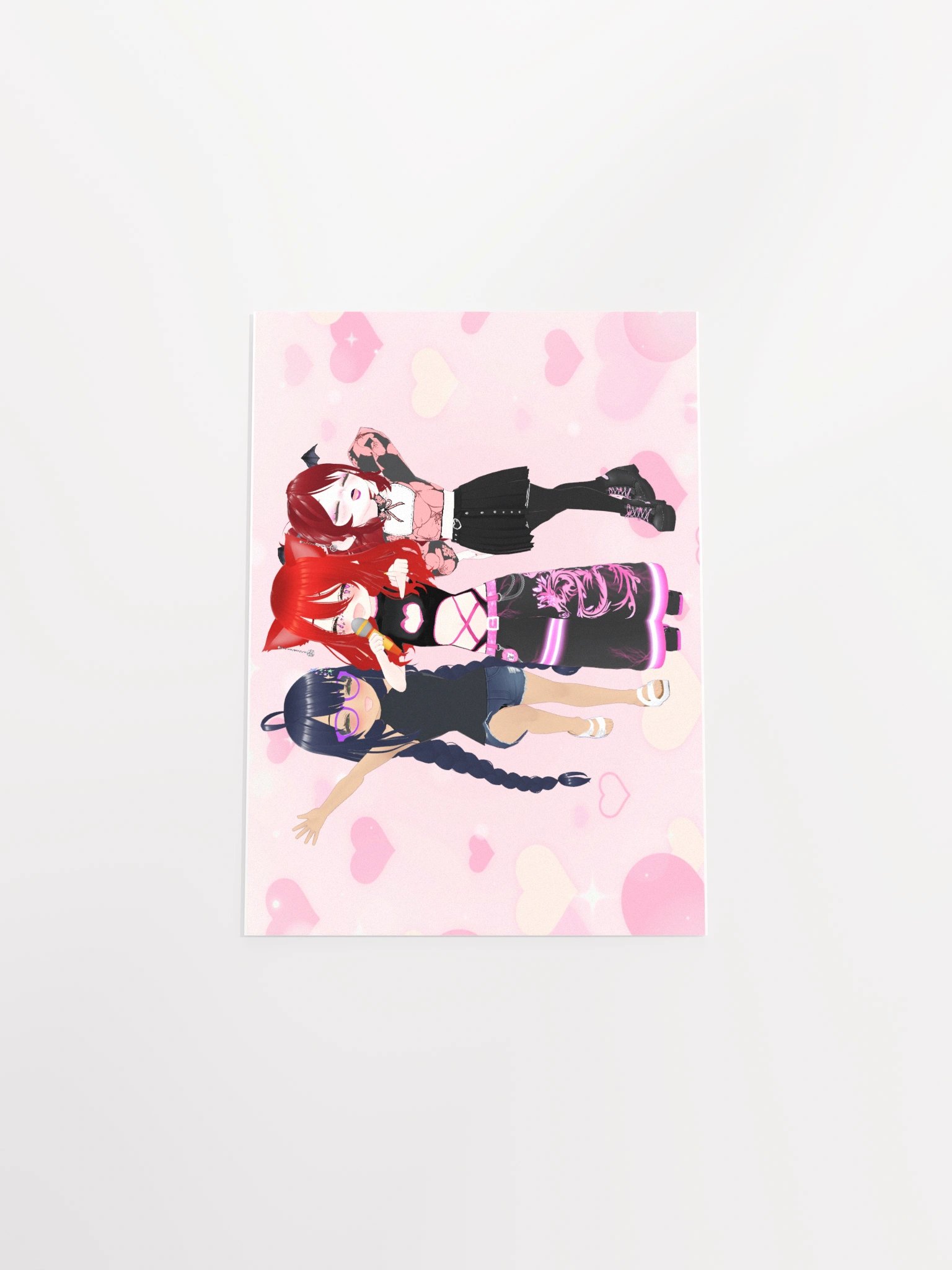 Chibi Party Time Wall Print product image (4)