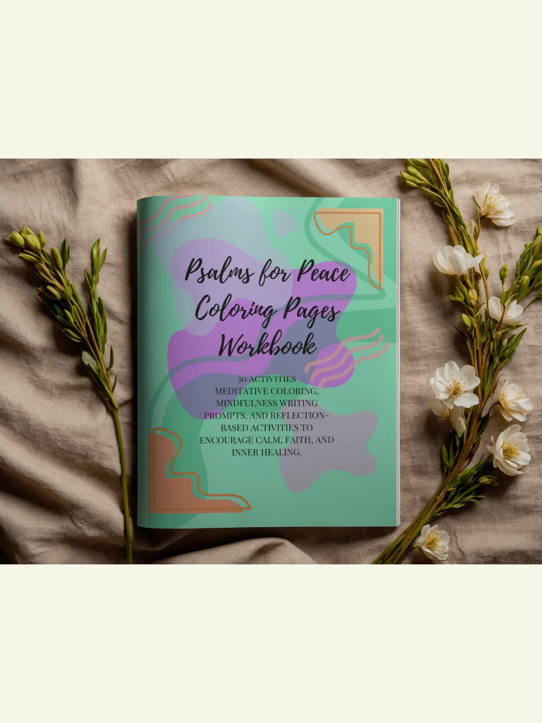 Psalms for Peace – DIGITAL Art Therapy Coloring Workbook For Girls 8+ & Women product image (7)