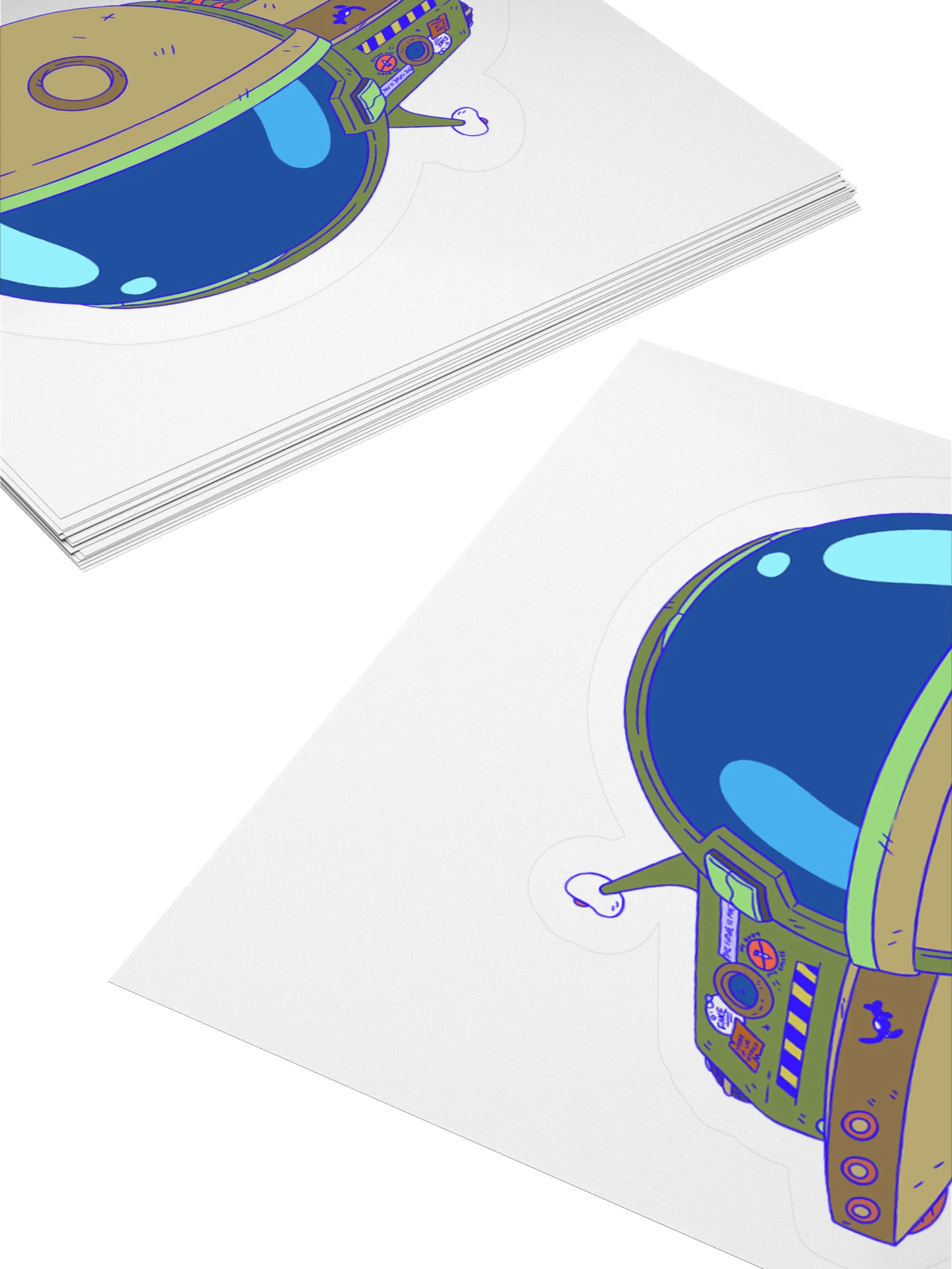 Problematic Spaceship Sticker product image (4)