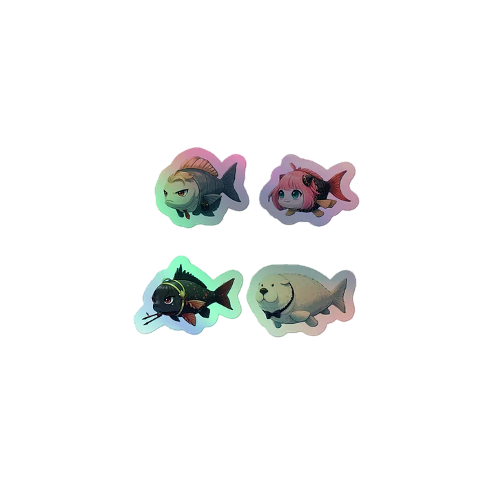 spy x school Holographic Sticker Set product image (1)