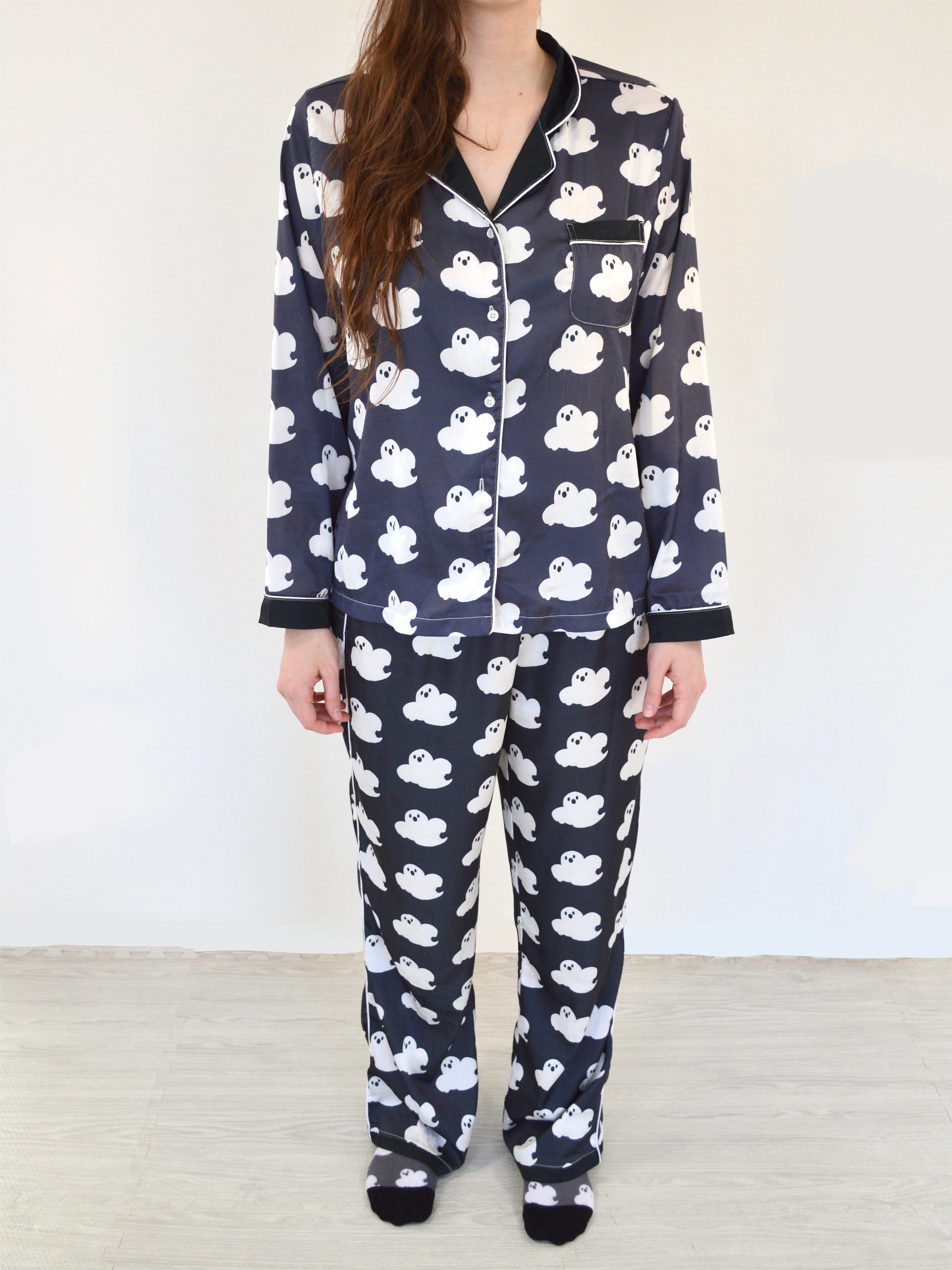 Ghostie Pajama Long-Sleeve Top product image (1)