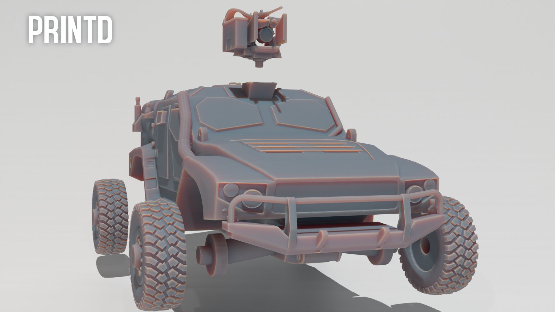 Australian Special Forces Hawkei Light Vehicle - Modern Warfare Wargame Hobby Resin Scale Models product image (2)