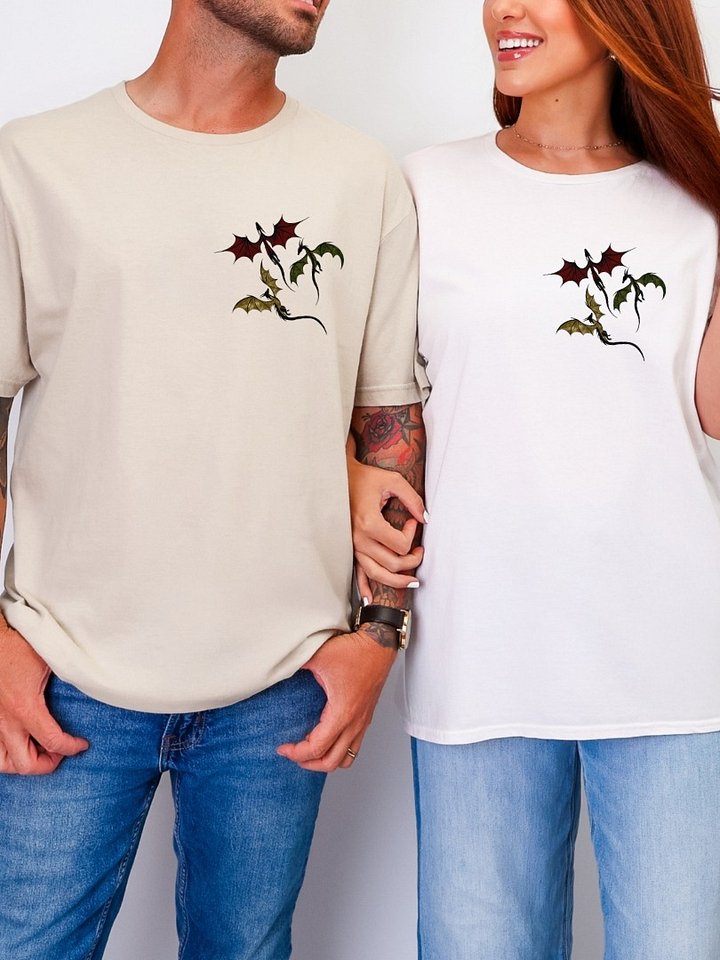 Mother of Dragons Fantasy Shirt – Baby Dragon Trio Graphic Tee product image (1)