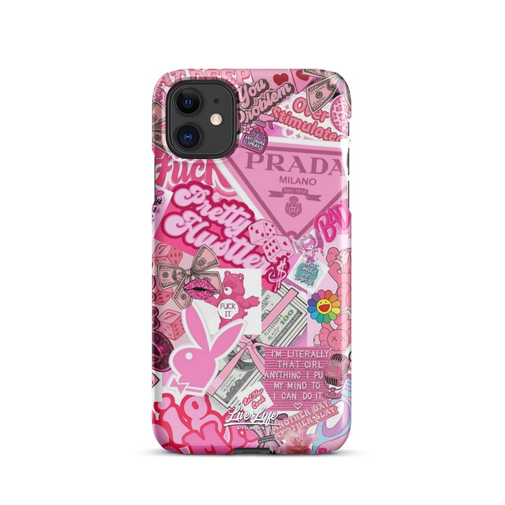 Pink Luxe Vibes Snap Case for iPhone product image (2)