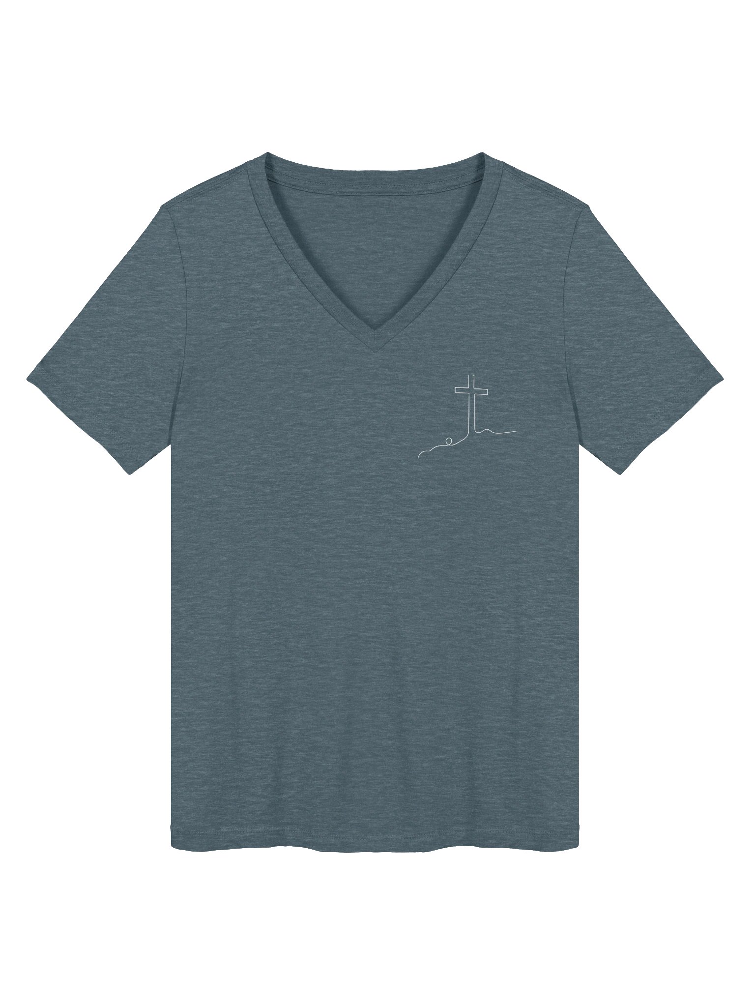 Ask Me For Prayer Relaxed V-Neck product image (35)