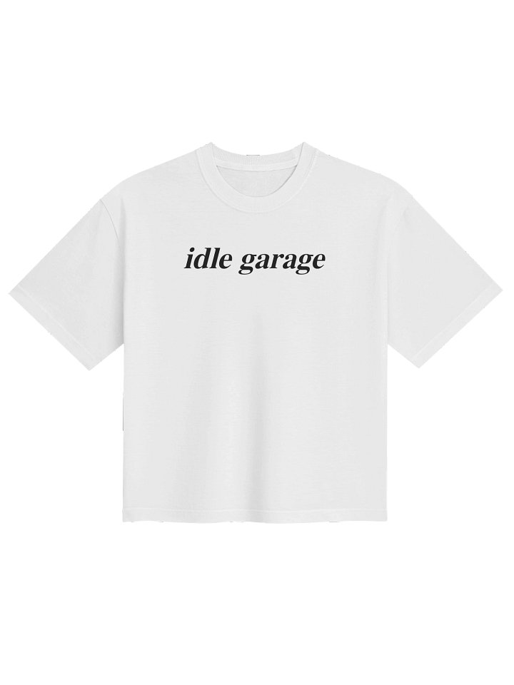 IDLE GARAGE Women's Heavyweight Boxy T-Shirt product image (1)