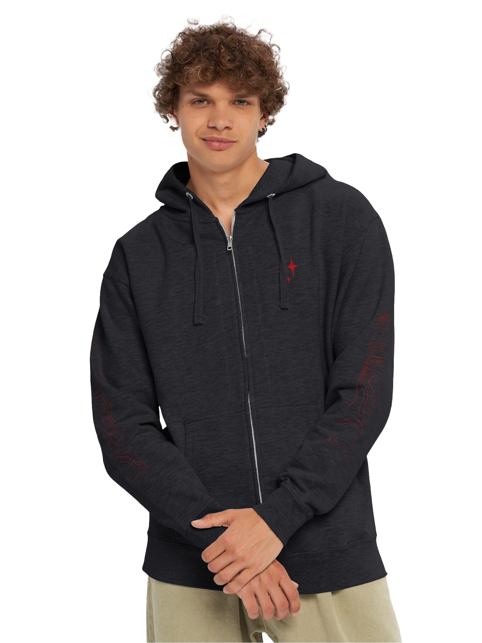 Music To Kill Rich People To - Black UNISEX Zip Up Hoodie product image (3)