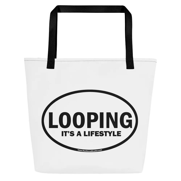 LOOPING - It's A Lifestyle - Canvas Tote product image (1)