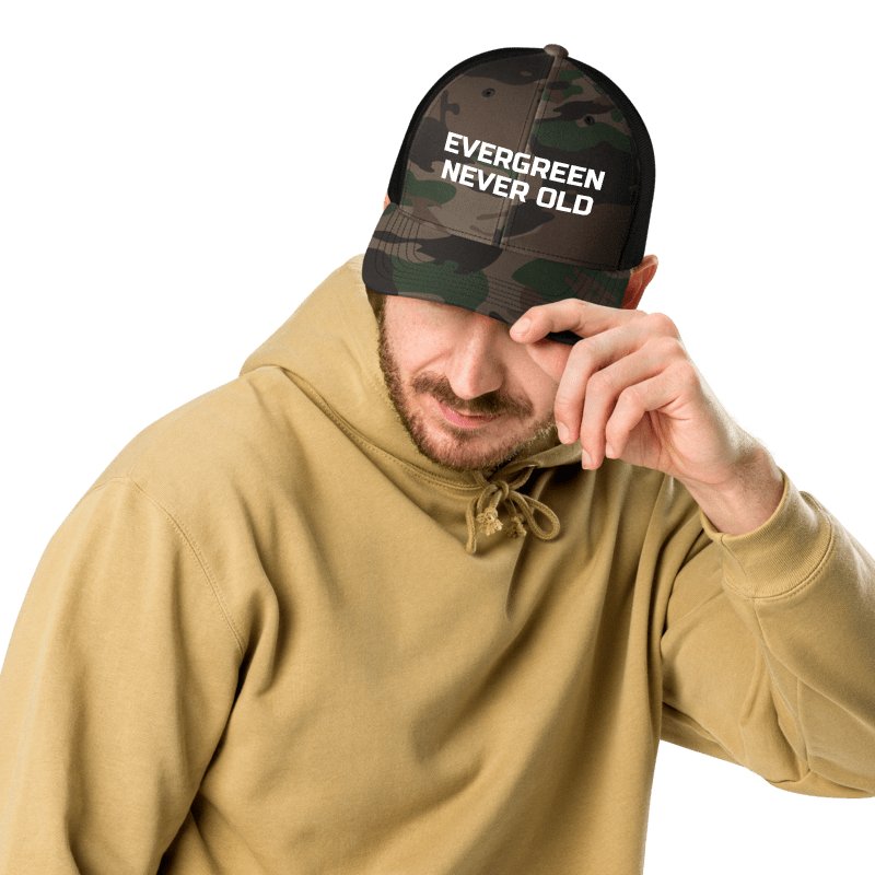 Urgers Evergreen Camouflage Trucker Hat product image (7)