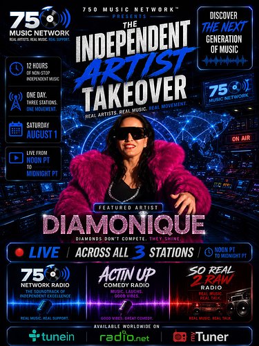Some artists chase attention. Others command it. 💥

Meet Diamonique—an artist bringing confidence, style, and undeniable pres...