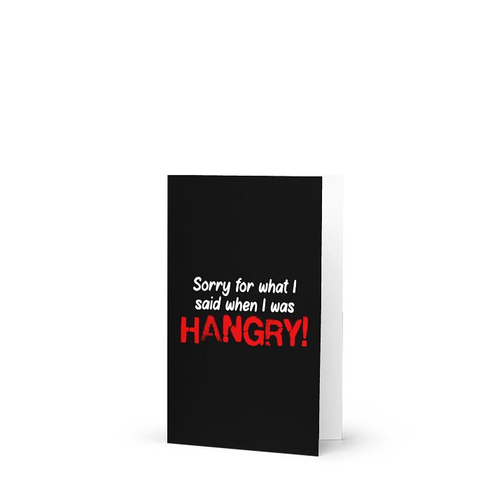 Hangry Blank Card product image (1)