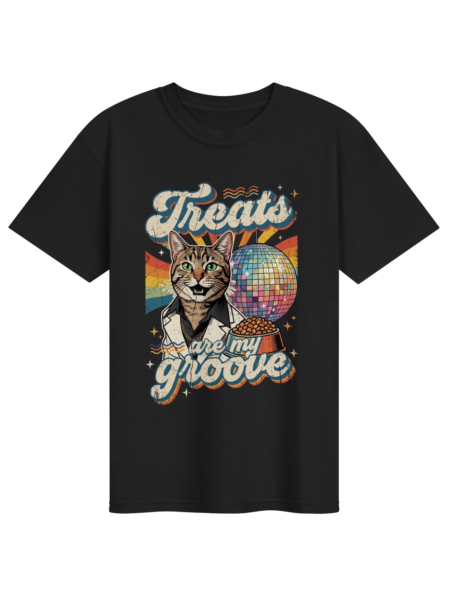 Treats are my Groove - Kitty T-Shirt Design product image (1)