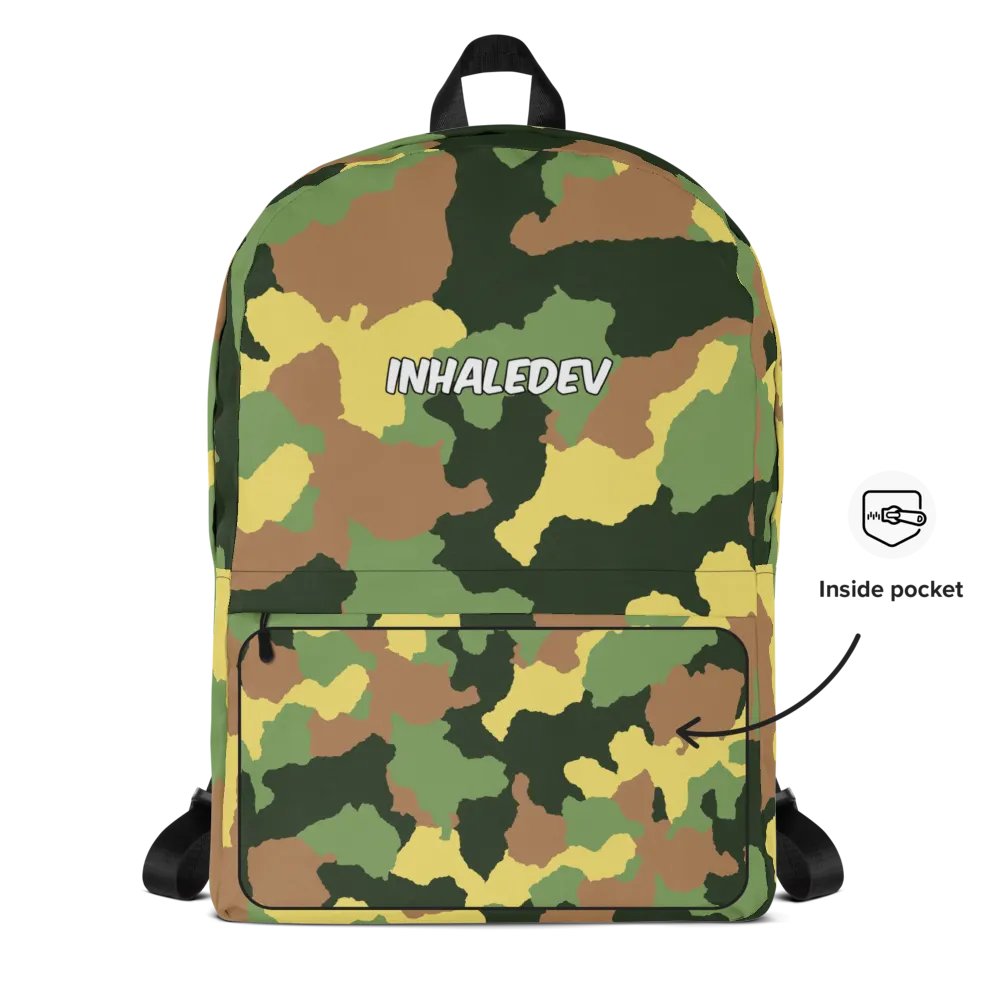Camo InhaleDev Back Pack product image (4)