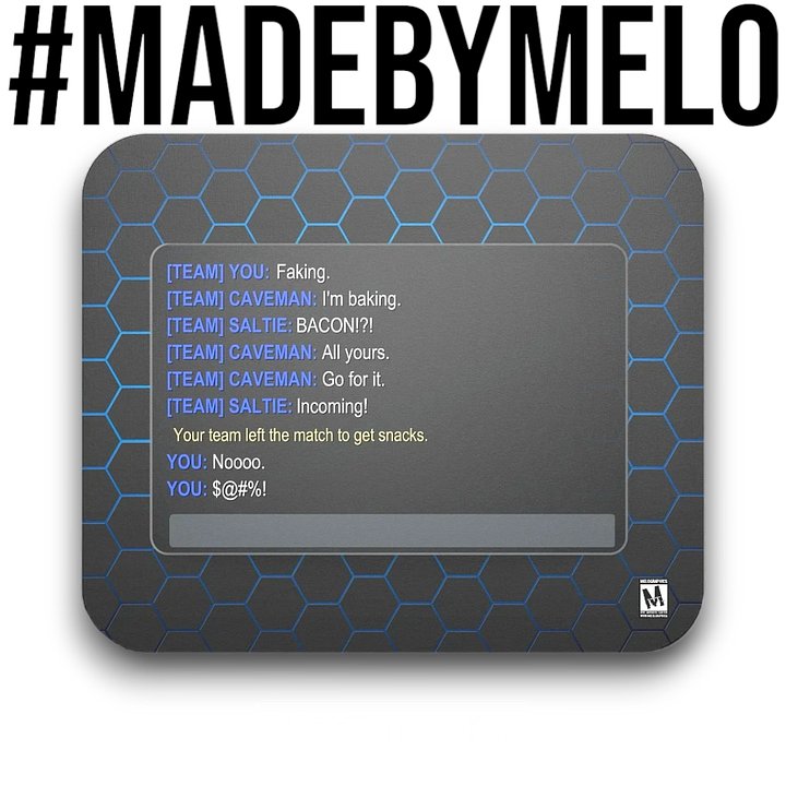 Carball Quick Chat Champ: Snacks - Mouse Pad | #MadeByMELO product image (1)